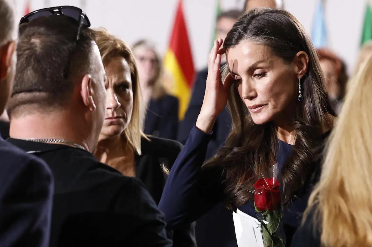 Felipe Letizia fotos emotivas funeral DANA