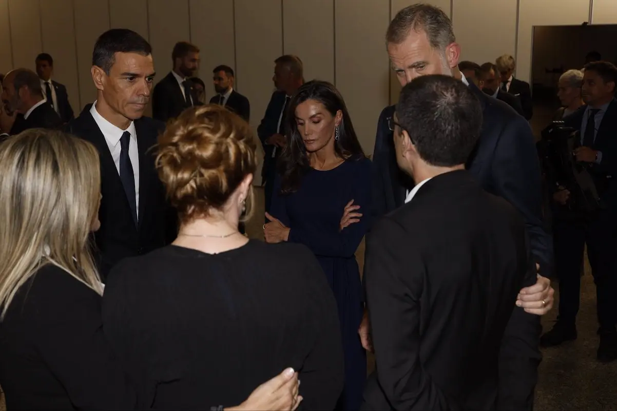 Felipe Letizia fotos emotivas funeral DANA