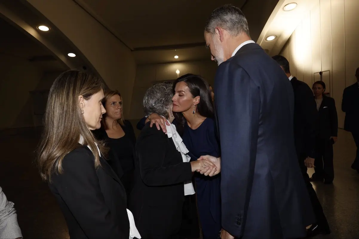 Felipe Letizia fotos emotivas funeral DANA