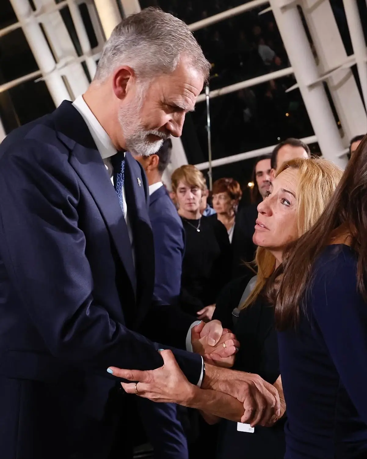 Felipe Letizia fotos emotivas funeral DANA