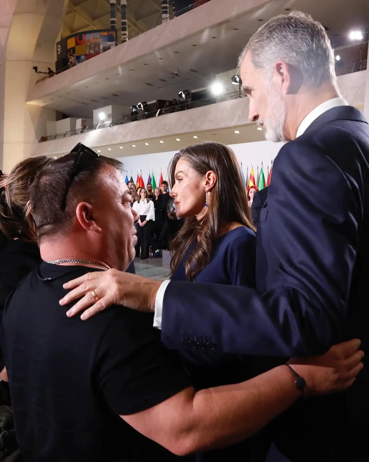 Felipe Letizia fotos emotivas funeral DANA