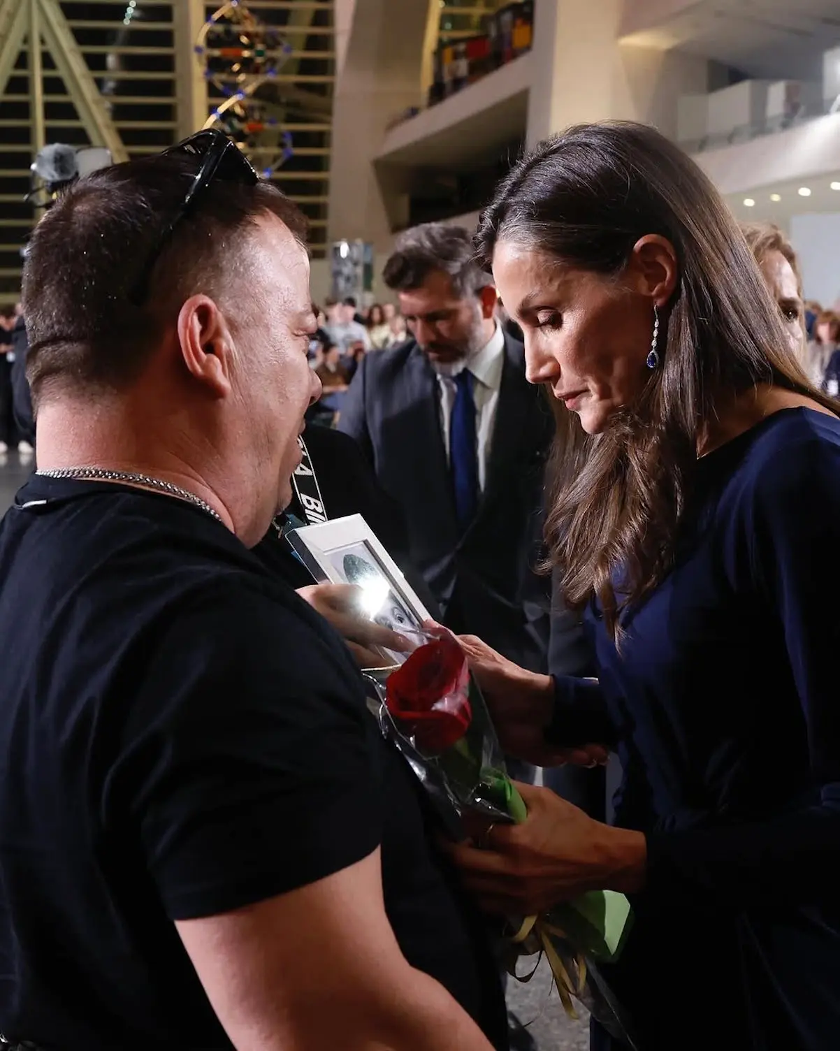 Felipe Letizia fotos emotivas funeral DANA