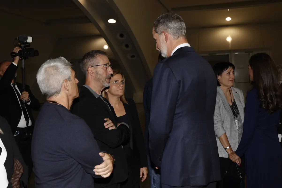 Felipe Letizia fotos emotivas funeral DANA