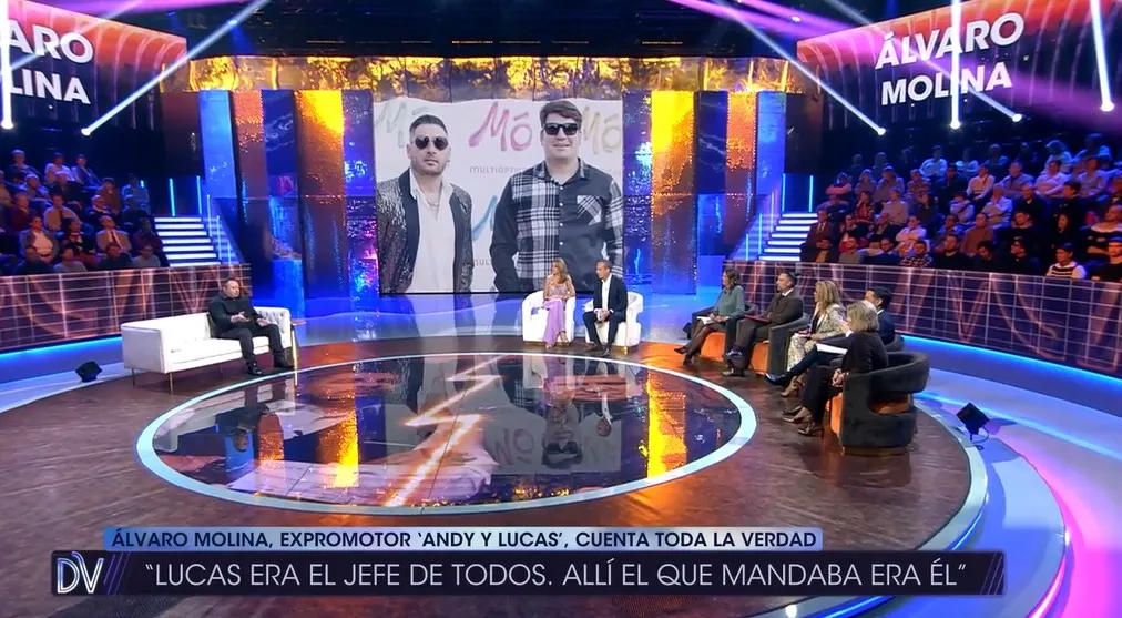 Álvaro Molina, ex representante de Andy y Lucas, en 'De viernes!'