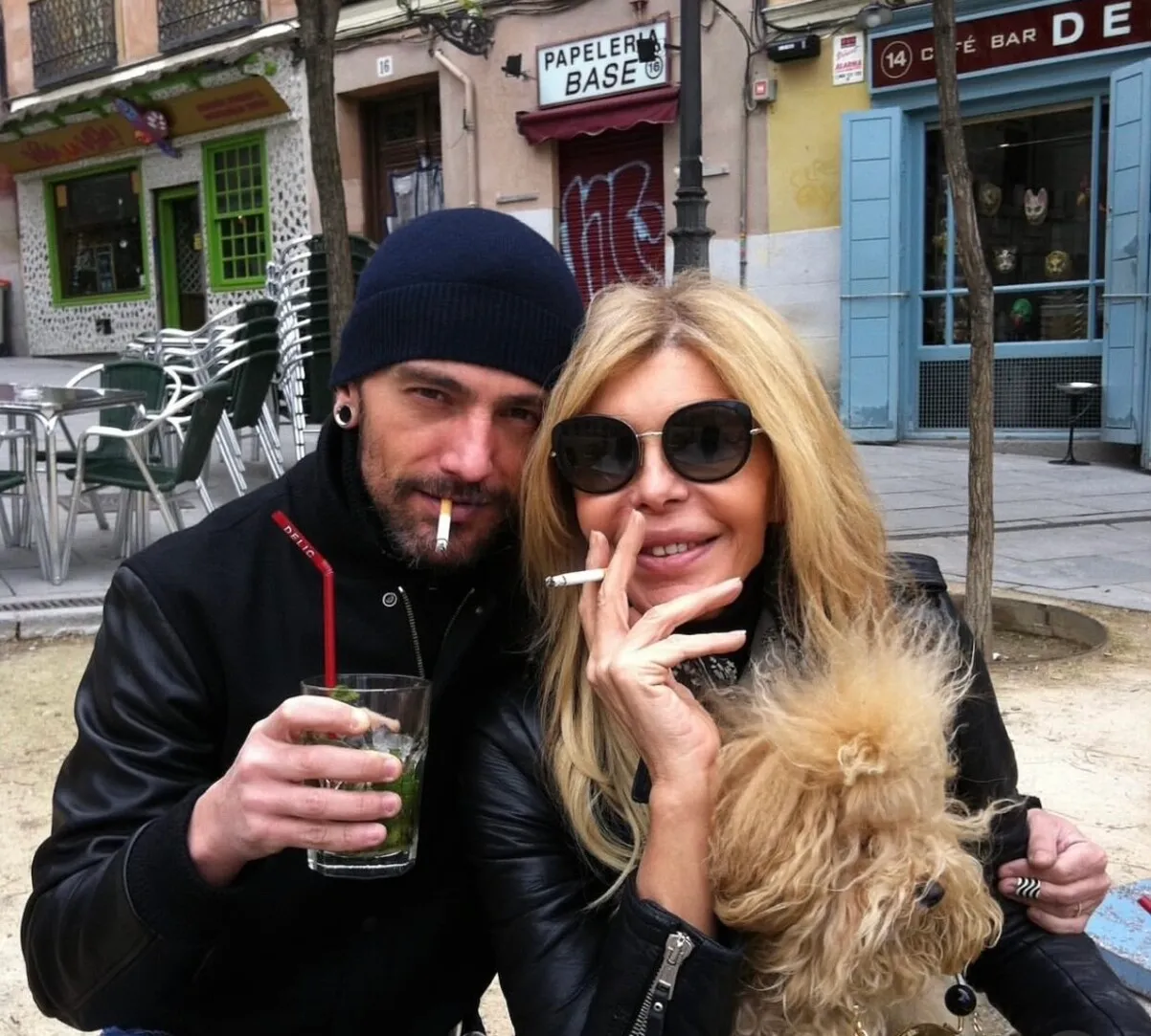 Bibiana Fernández y David Delfín