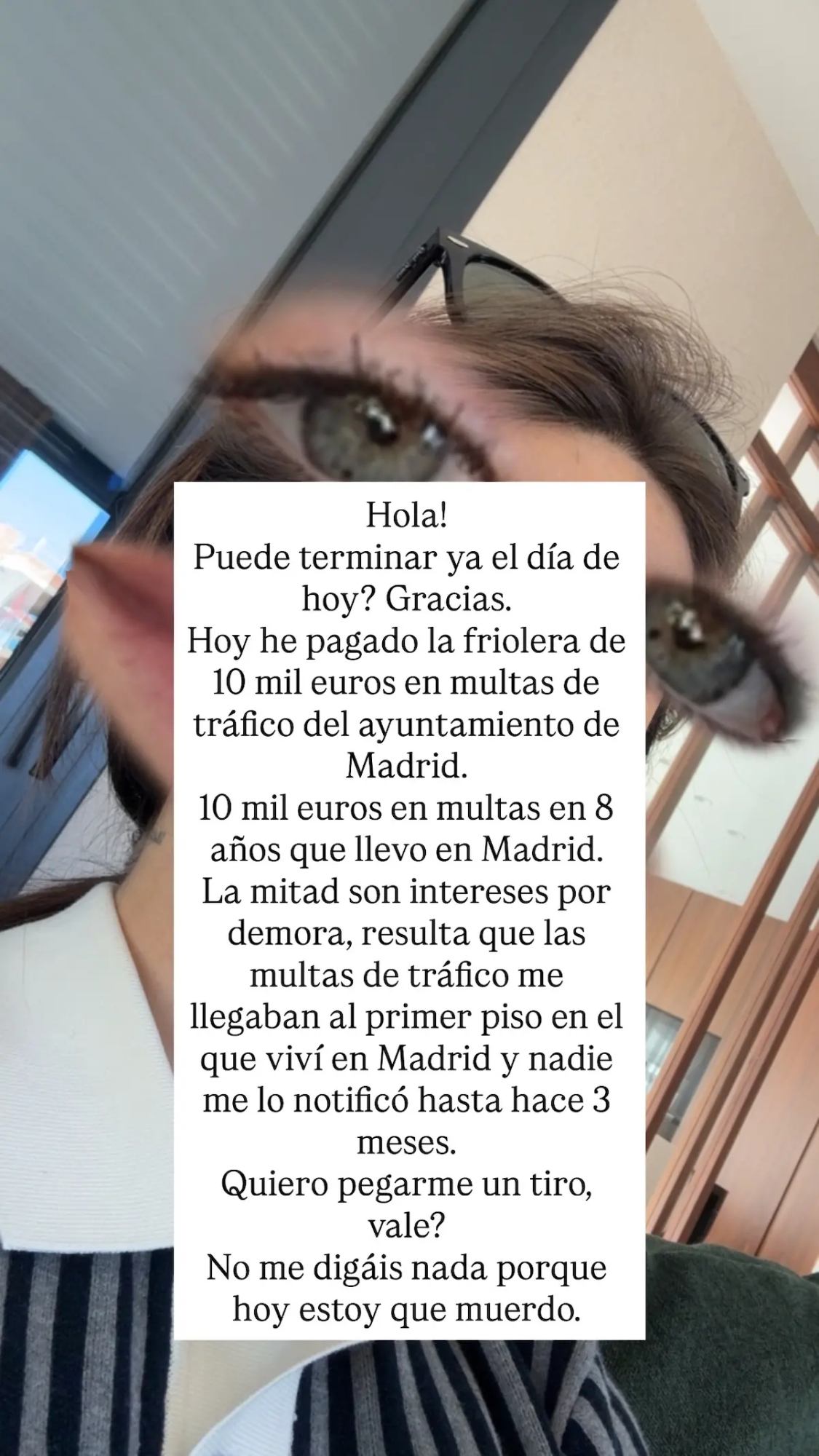 Violeta Mangriñán mensaje