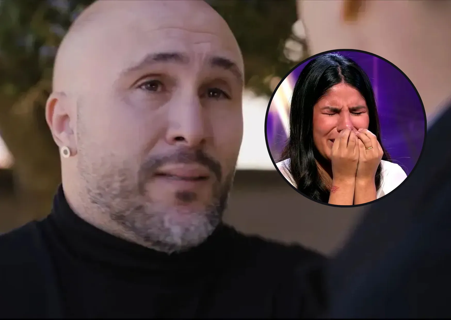 Kiko Rivera en '¡De viernes!' en su entrevista en su casa, en un montaje con su hermana Isa Pantoja