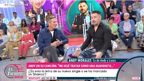 Andy Morales en El tiempo justo con Joaquín Prat