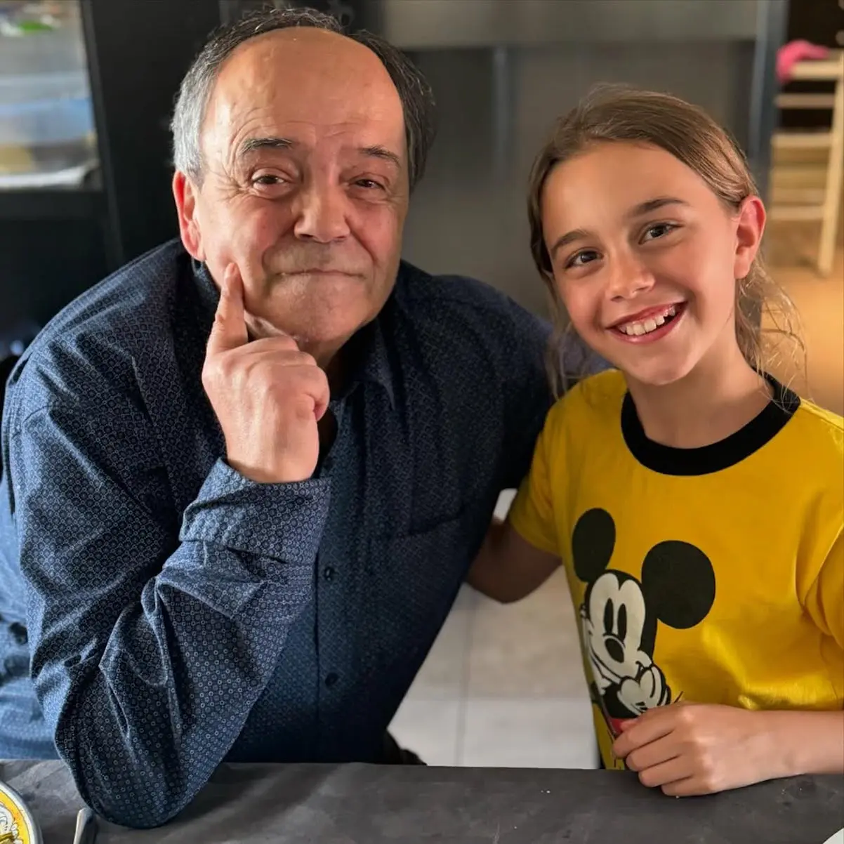 Cañita Brava con la hija pequeña de Santiago Segura.