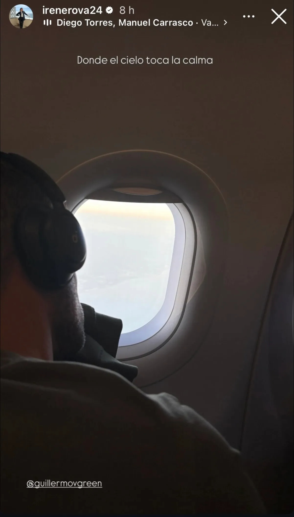 Redes sociales de Irene Rosales, mostrando a su novio, Guillermo