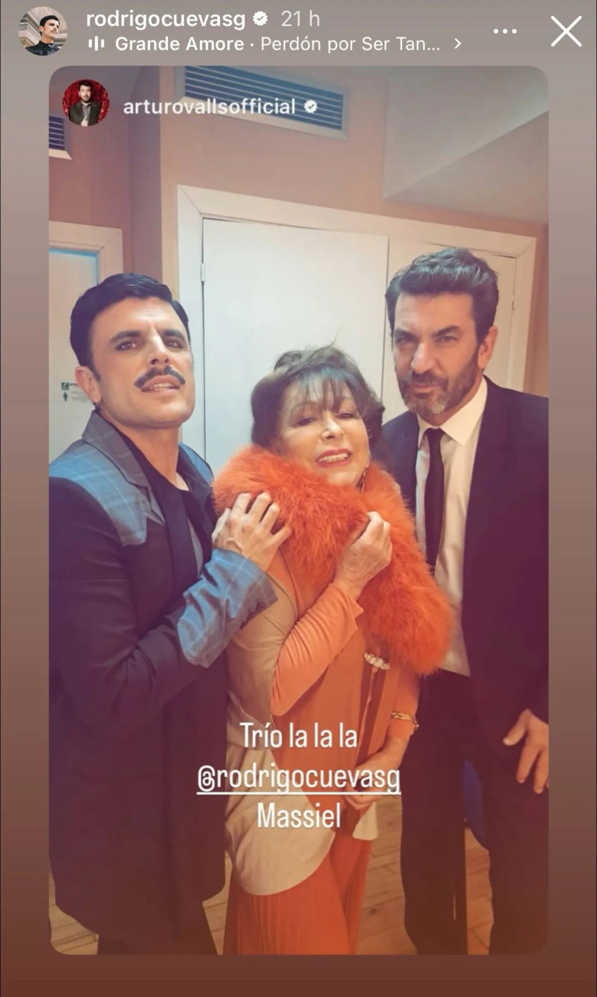 Redes sociales de Rodrigo Cuevas