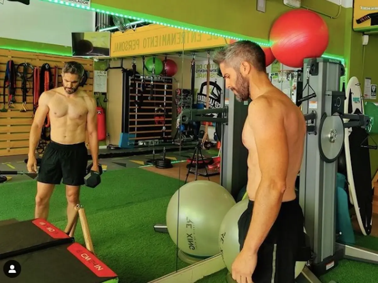 Roberto Leal entreno