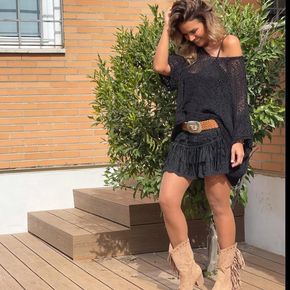 Marta Lopez Casa Revista Pronto  Terraza