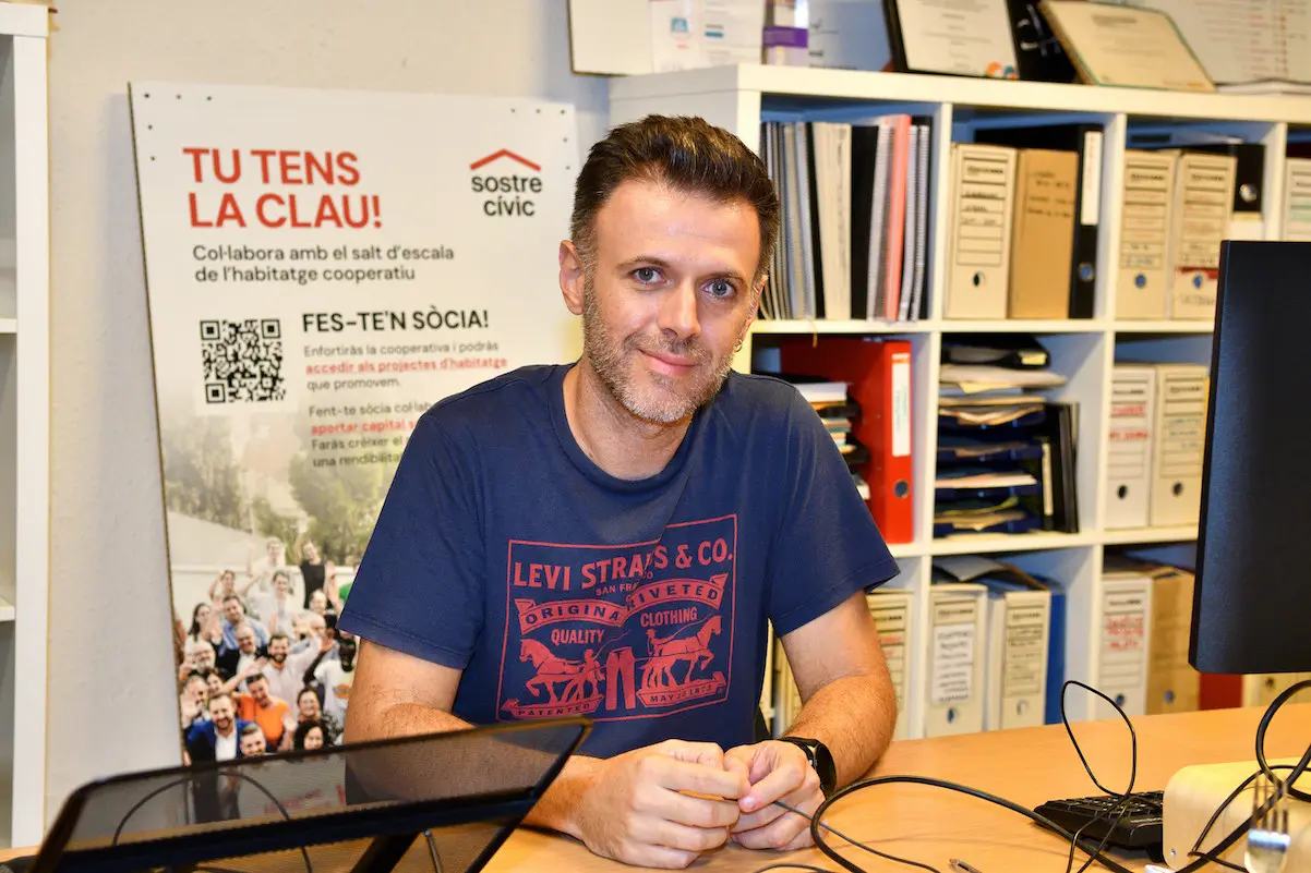 José Téllez, socio de la cooperativa