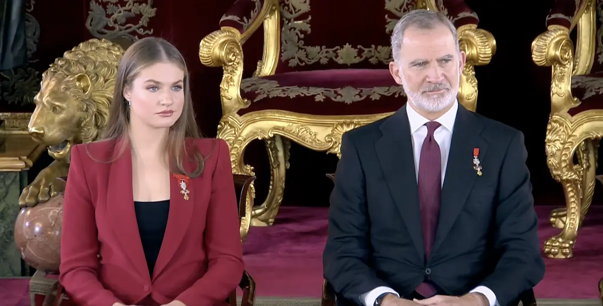 Doña Sofía ha recibido el Toisón de Oro de manos del Rey Felipe VI