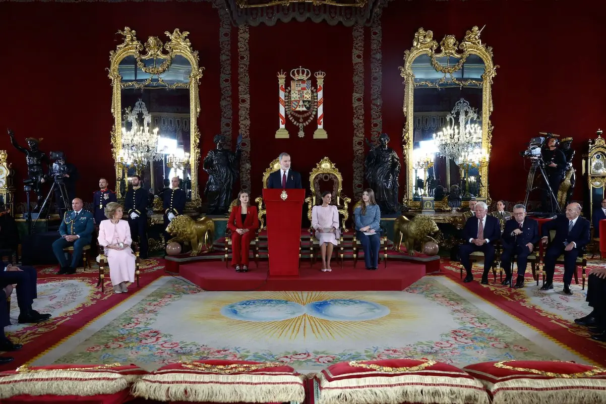 Doña Sofía ha recibido el Toisón de Oro de manos del Rey Felipe VI