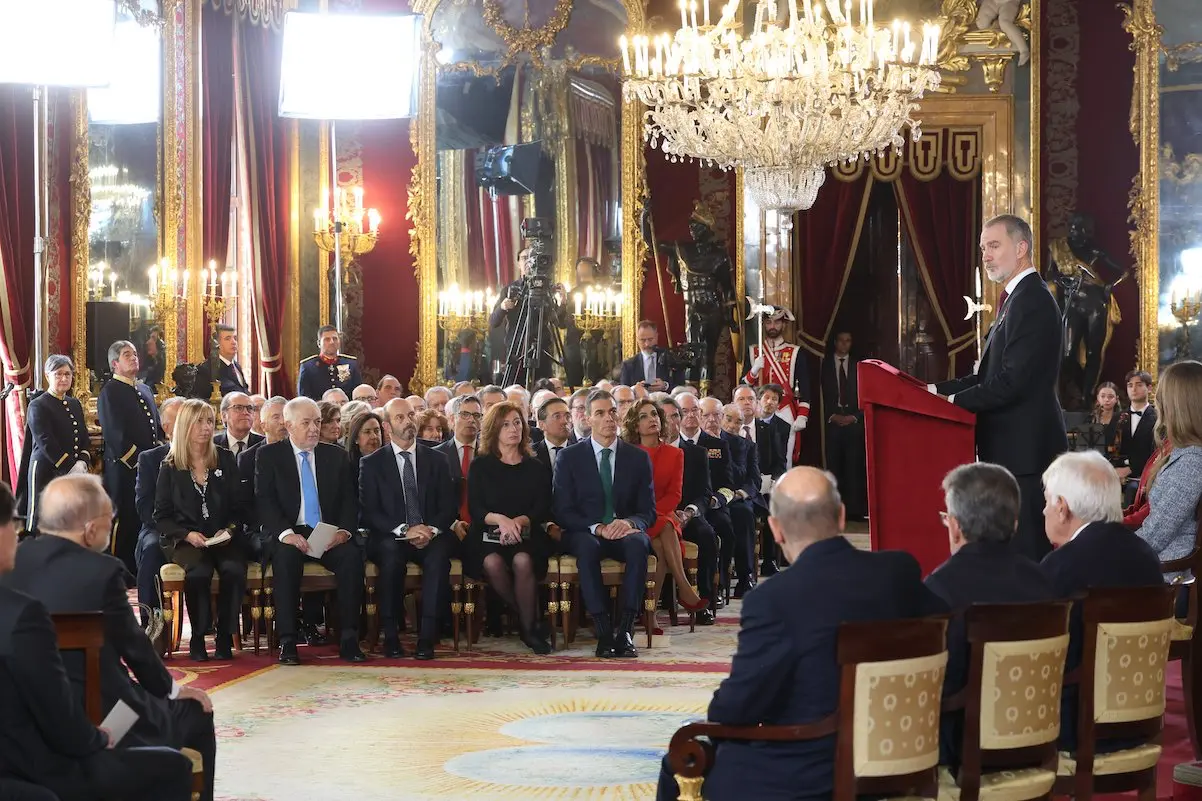 Doña Sofía ha recibido el Toisón de Oro de manos del Rey Felipe VI