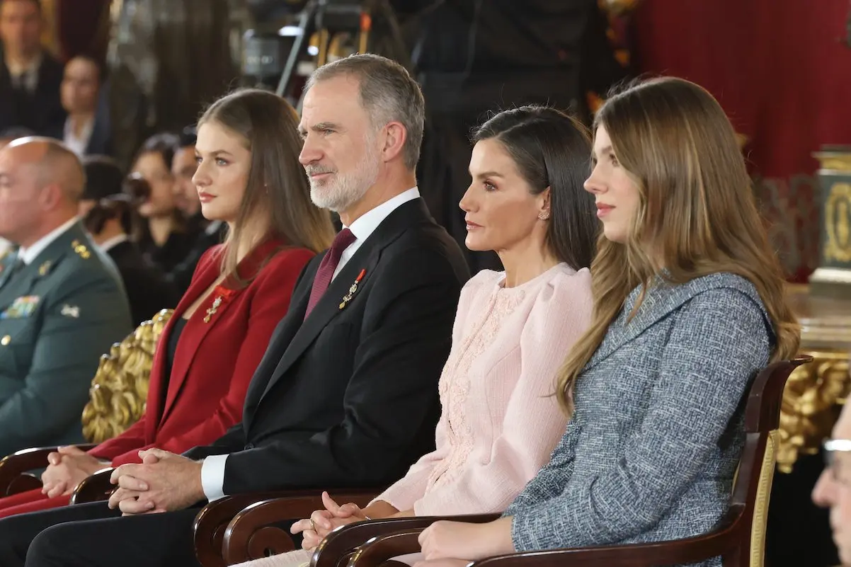 Doña Sofía ha recibido el Toisón de Oro de manos del Rey Felipe VI