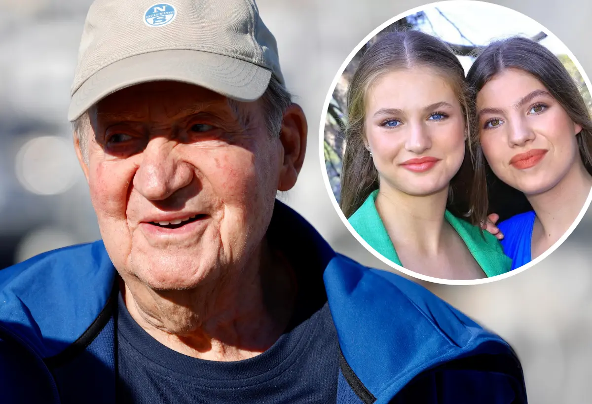 Relación Rey Juan Carlos con sus nietas Leonor y Sofía