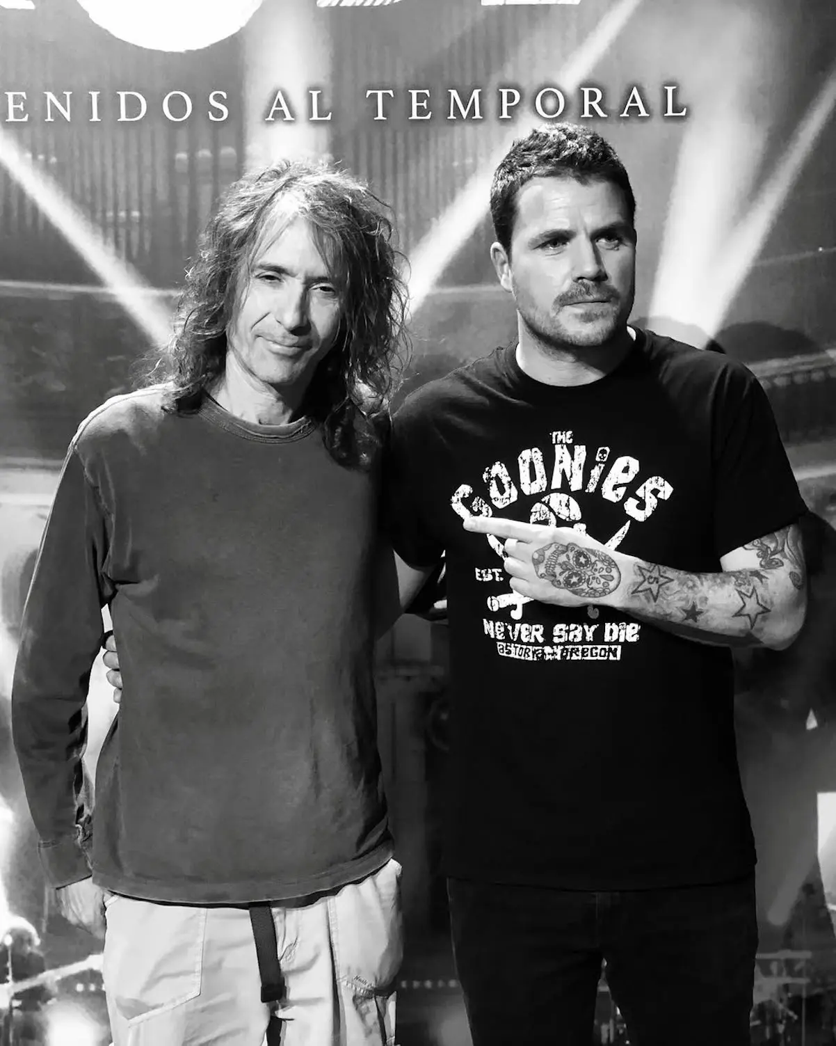 Dani Martín con Robe Iniesta.