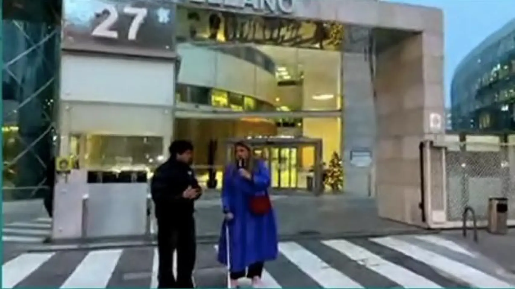 Carlota Corredera caída