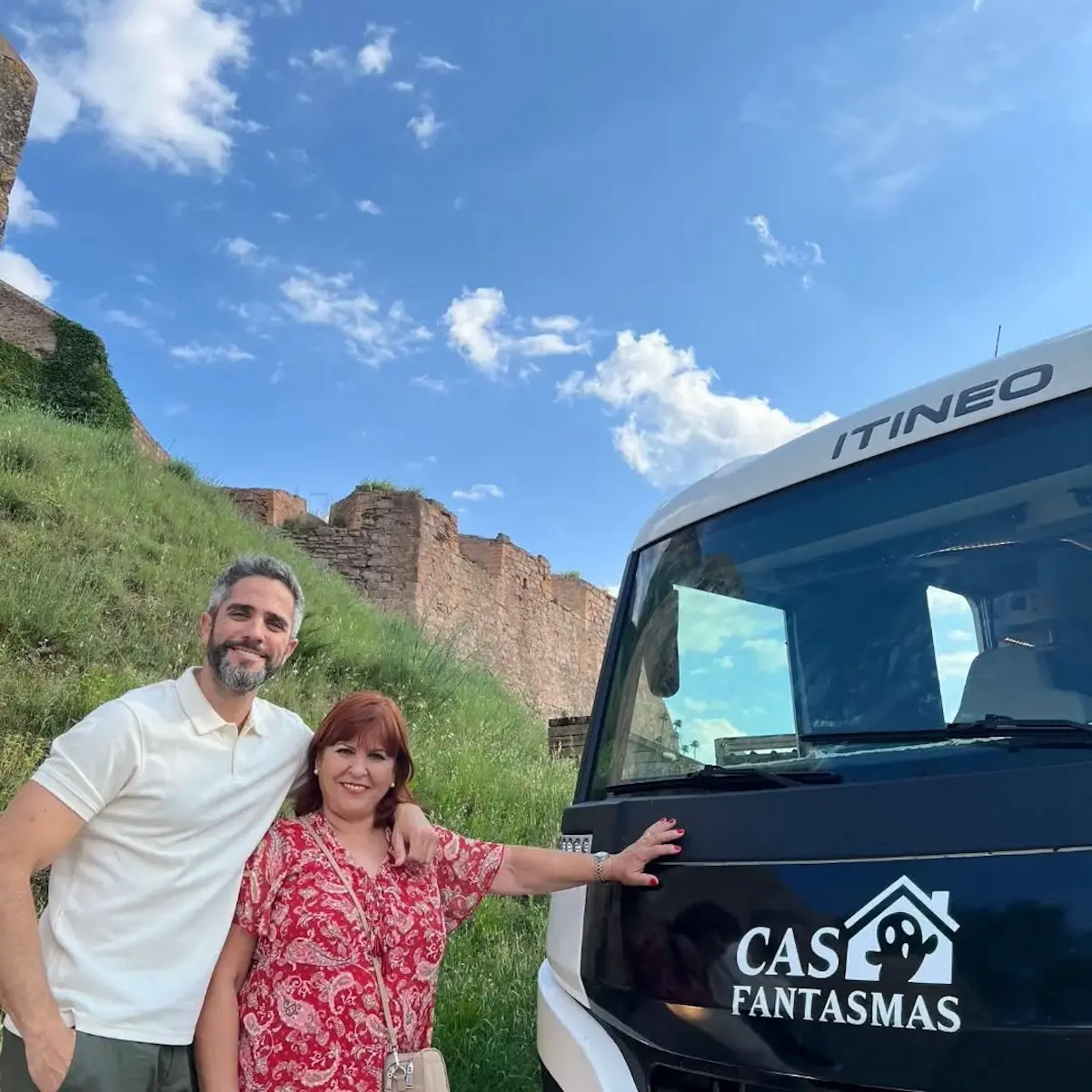 Roberto Leal y su madre