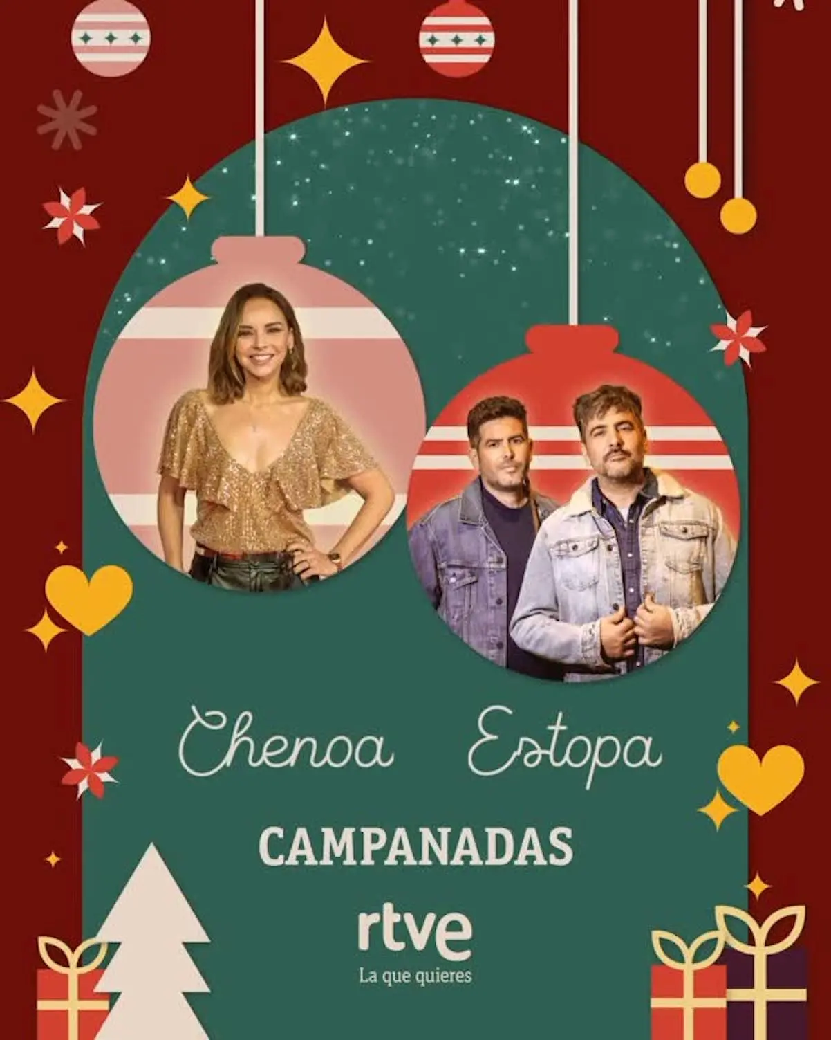 Estopa y Chenoa Campanadas 2025 2