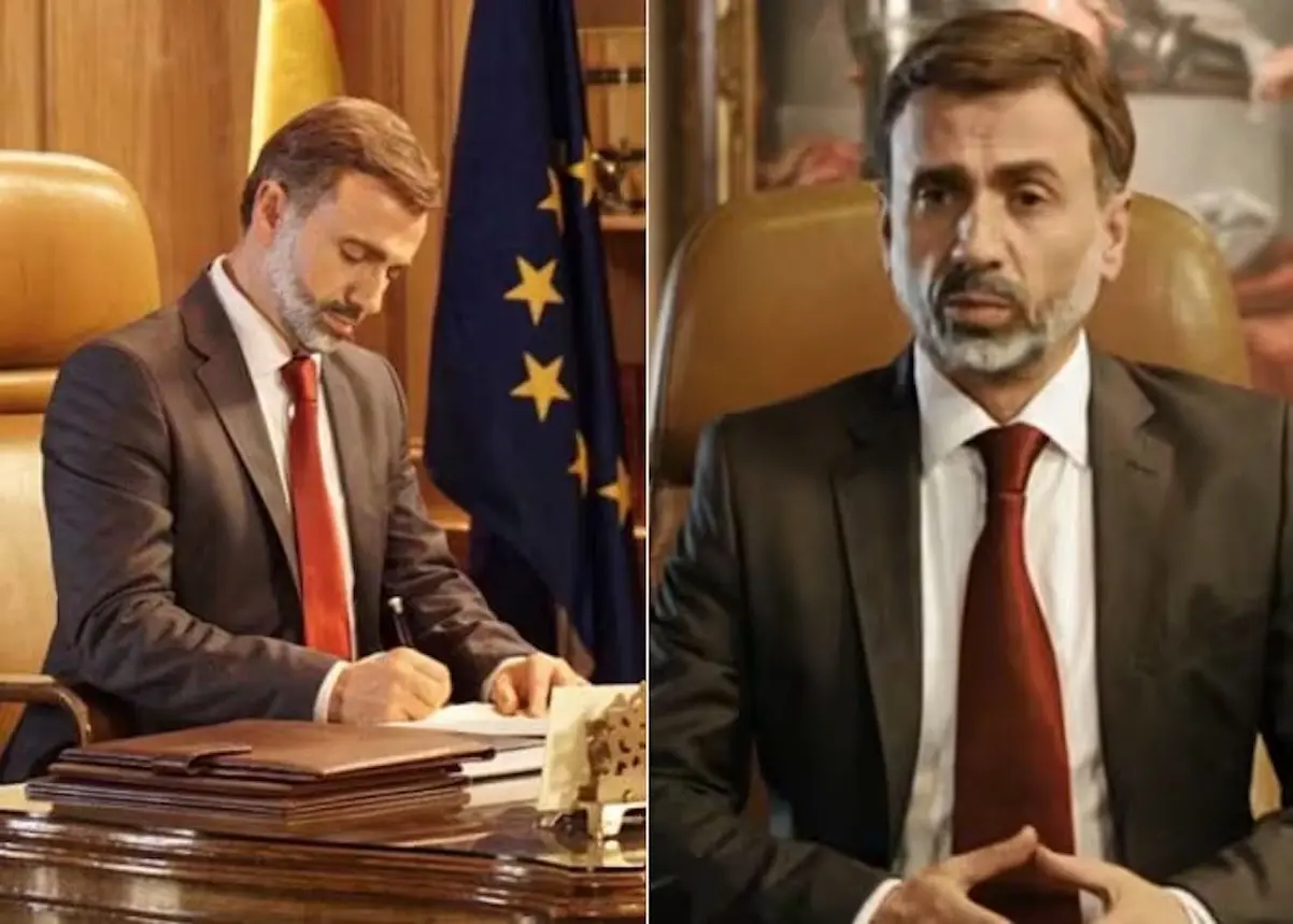 José Mota imitando al rey Felipe VI.