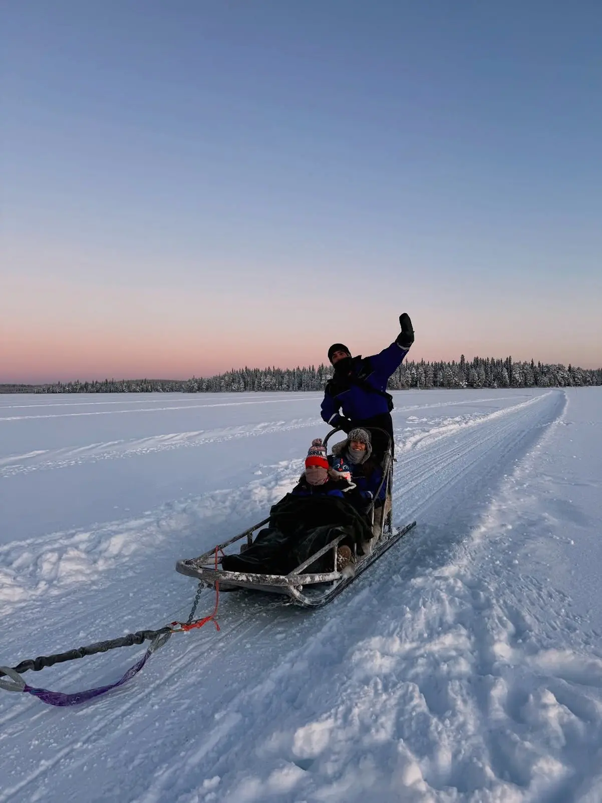 Roberto Leal y familia Viaje a Laponia