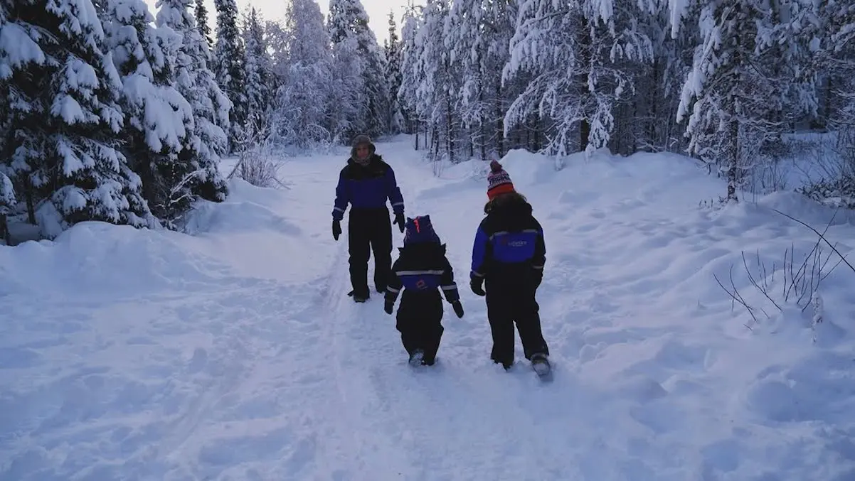 Roberto Leal y familia Viaje a Laponia