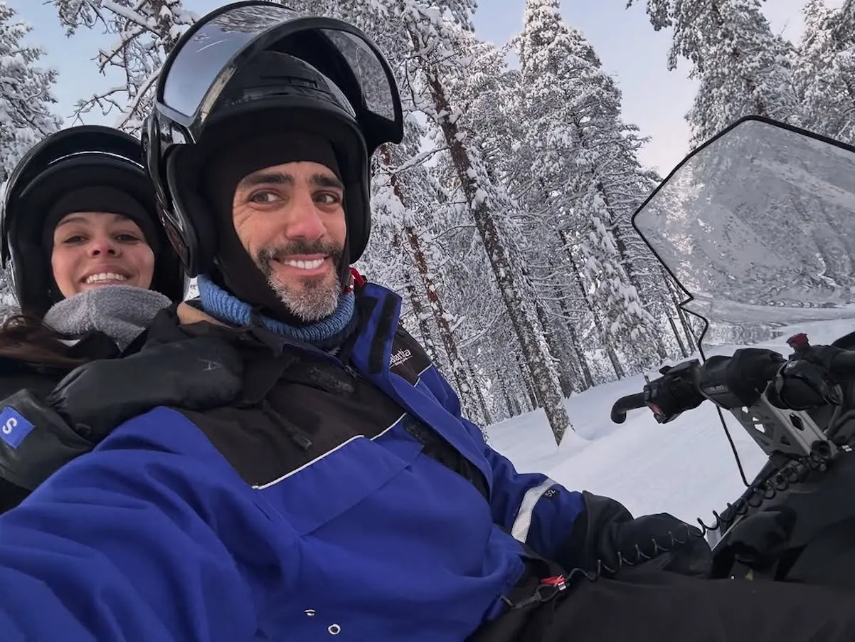 Roberto Leal y familia Viaje a Laponia
