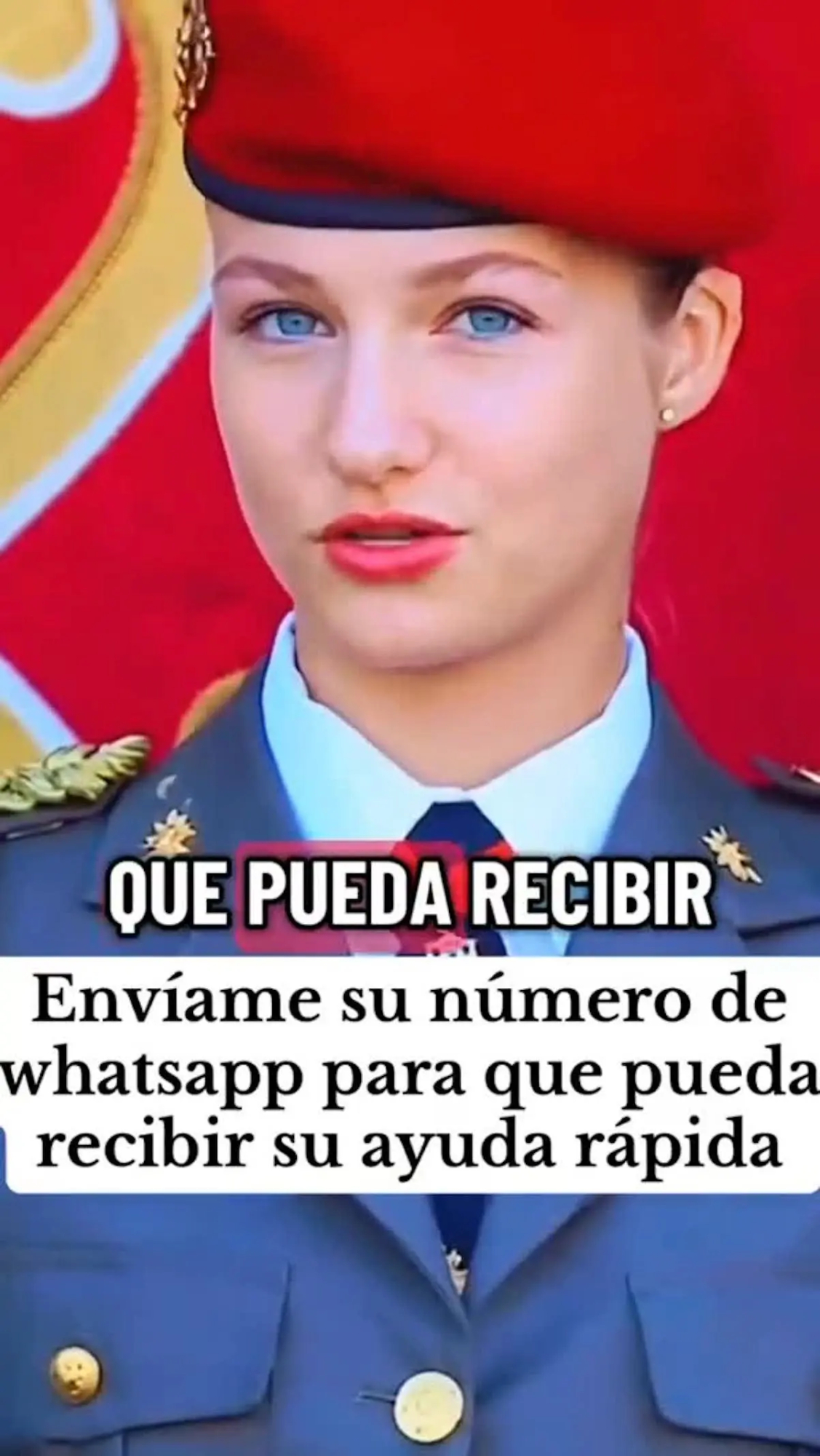 Uno de los perfiles falsos que usurpan la identidad de Leonor.