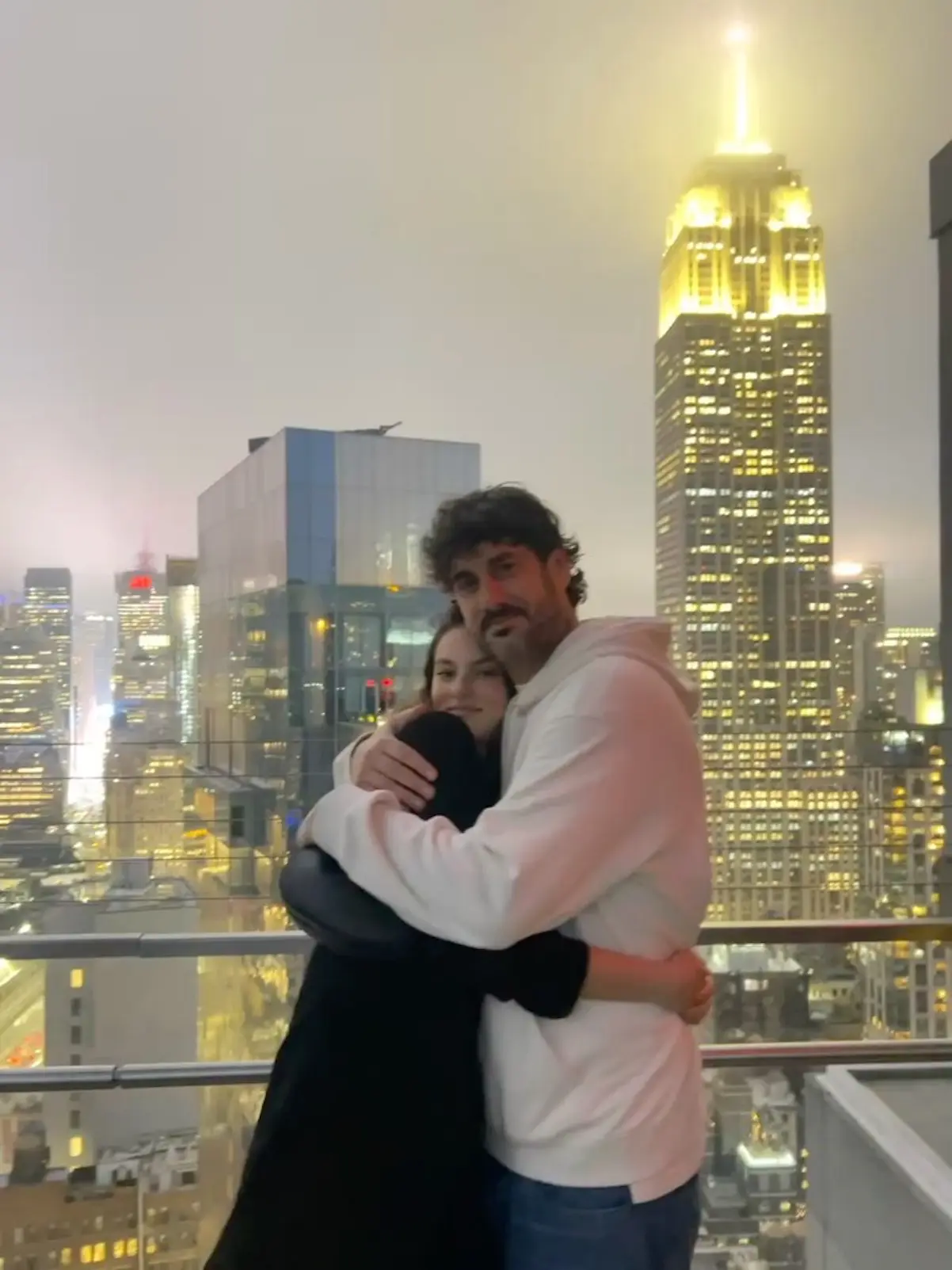 Melendi y su hija Carlota