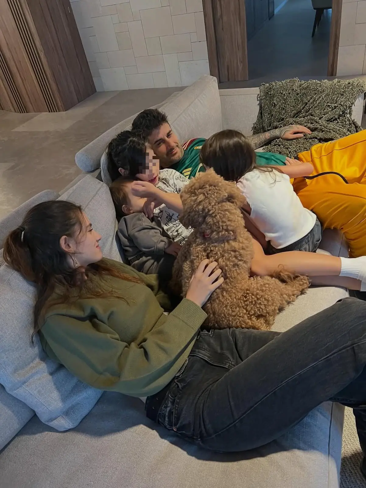 Melendi y su hija Carlota