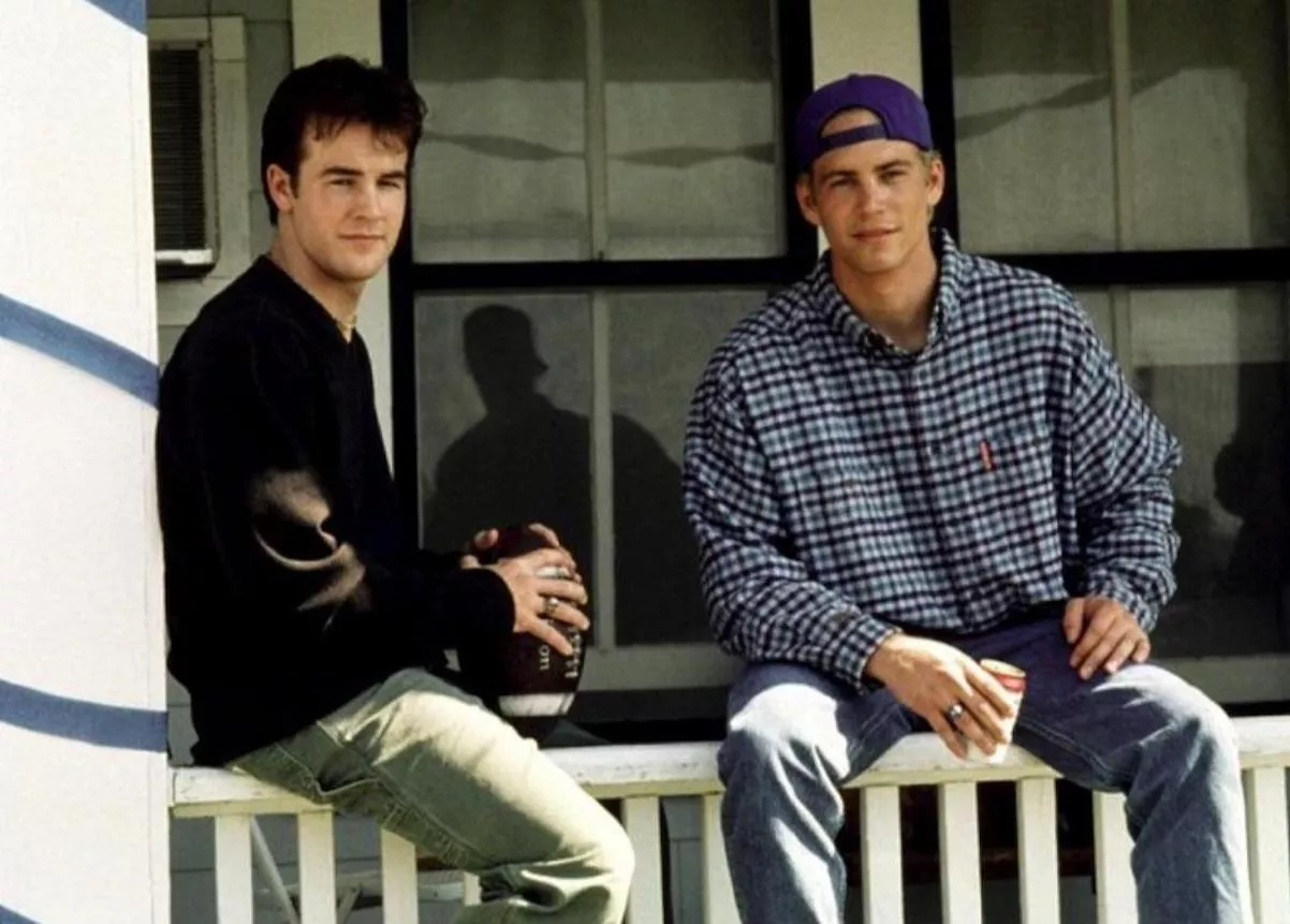 James Van Der Beek con su mujer.