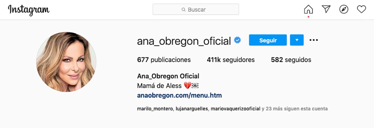 Ana Obregon Instagram
