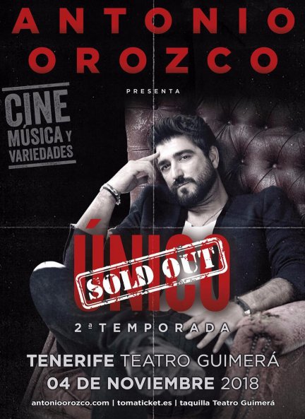 antonio orozco sold out